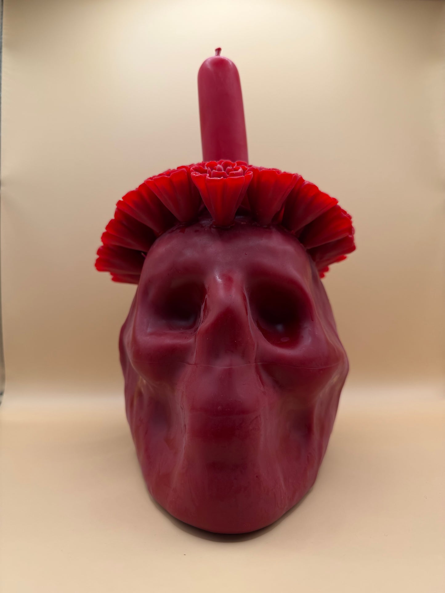 Vela Craneo Grande color Roja