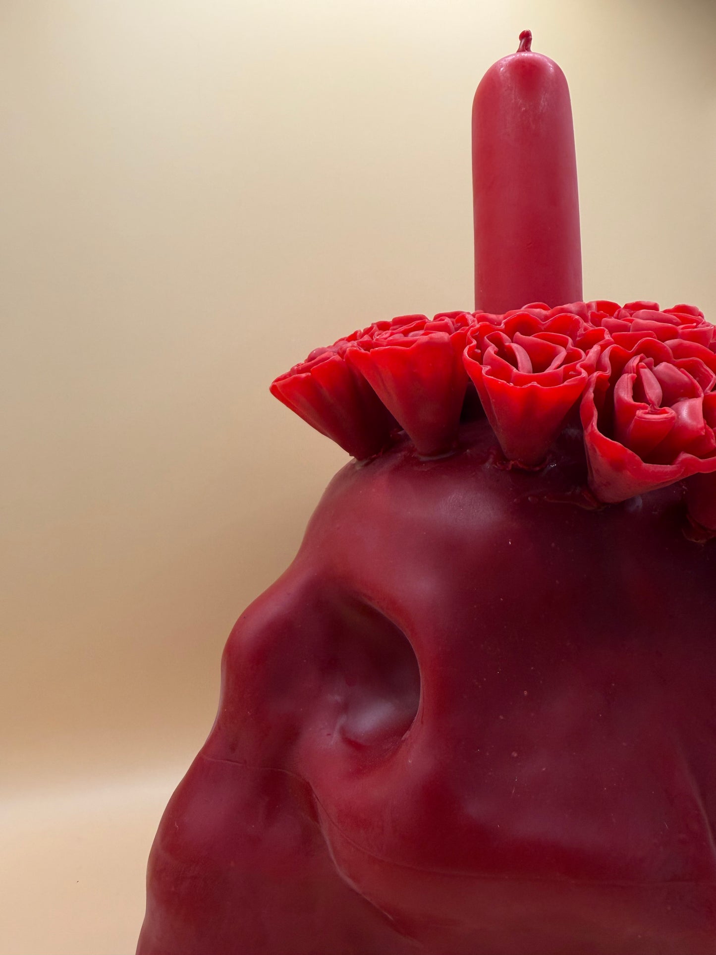 Vela Craneo Grande color Roja