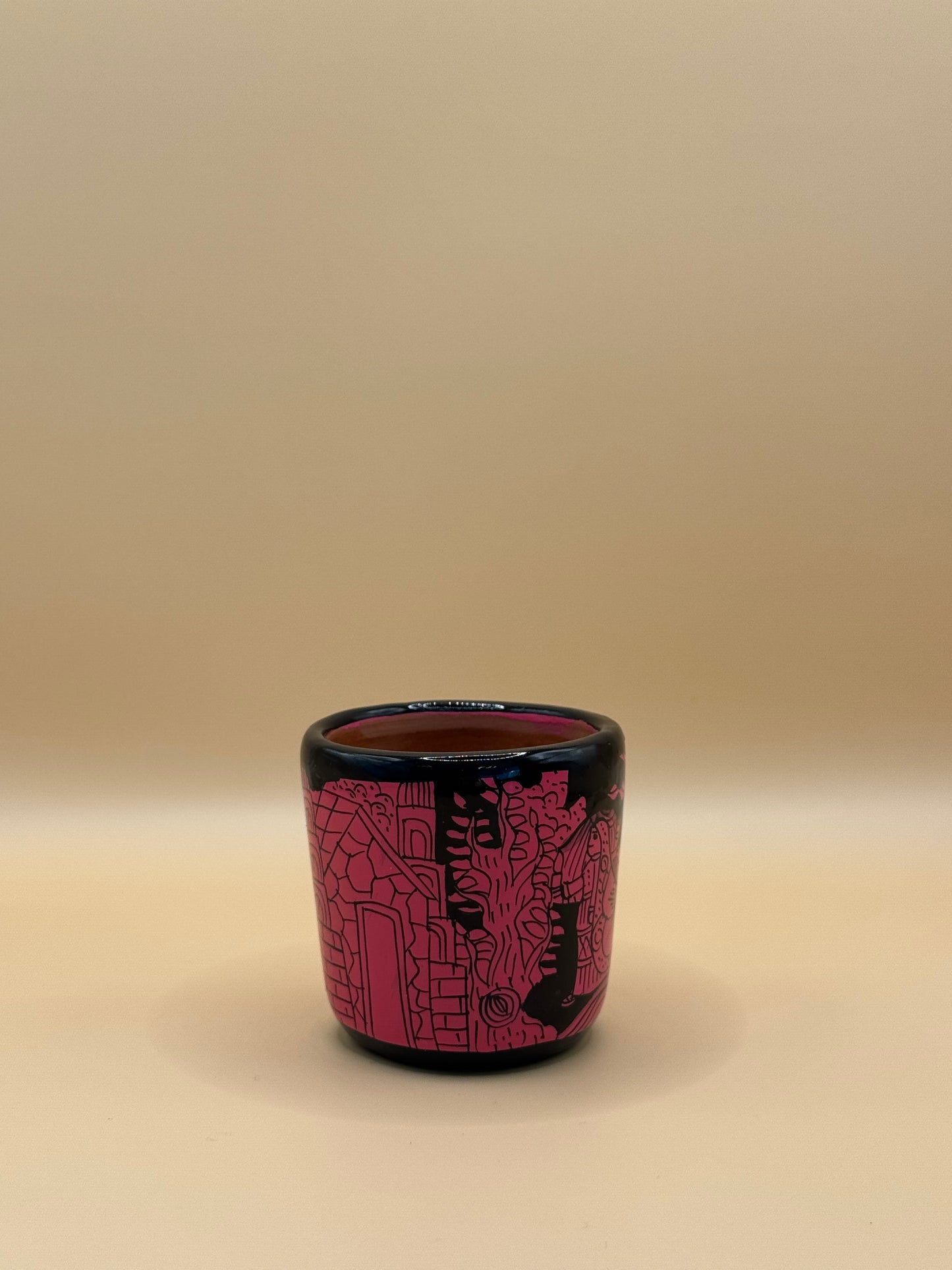 Tequilero Xalitla Rosa fondo Negro