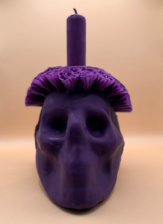 Vela Craneo Grande color Morado