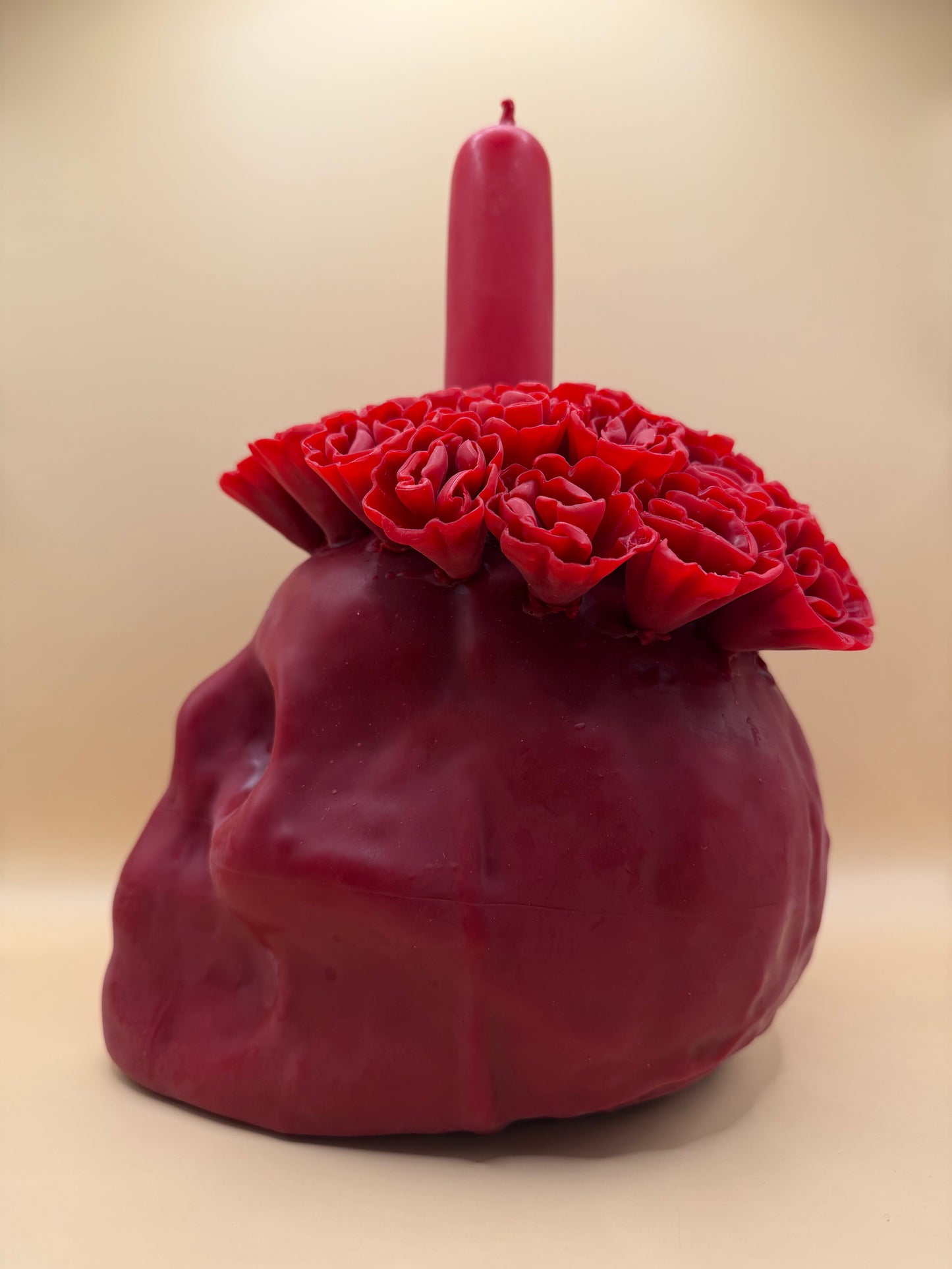 Vela Craneo Grande color Roja