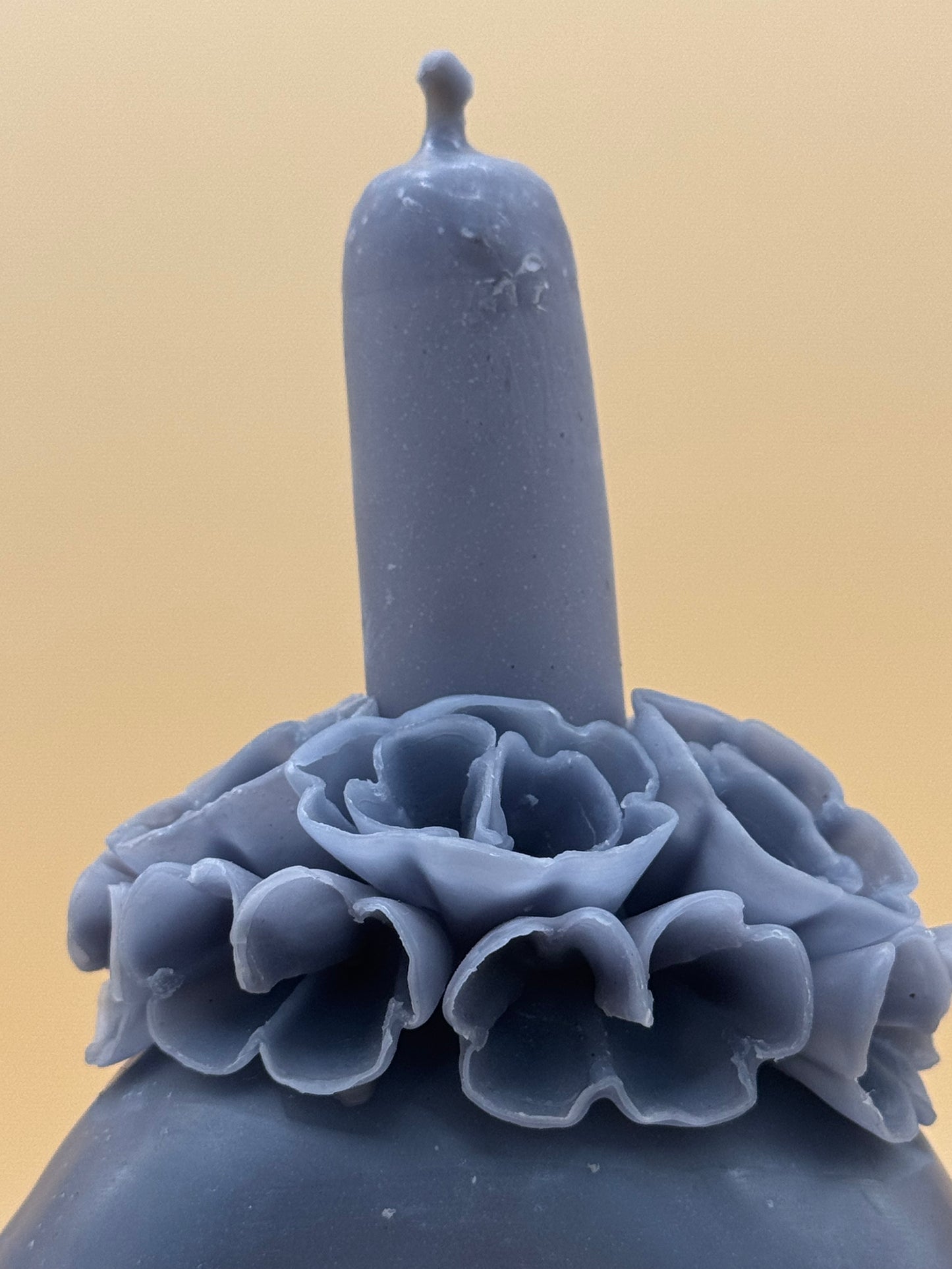 Vela Craneo Chica color Gris